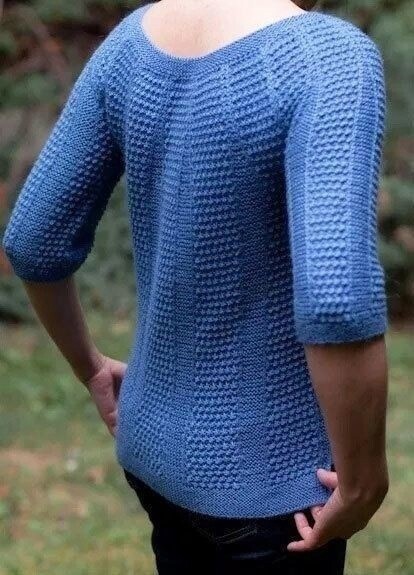 Пуловер с рукавом реглан