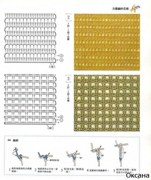 Интересный узор для платья крючком