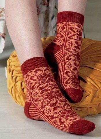 Вязаные носки «Floreale»