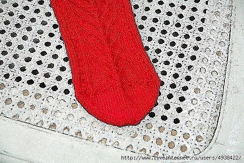 Задорные красные носочки!