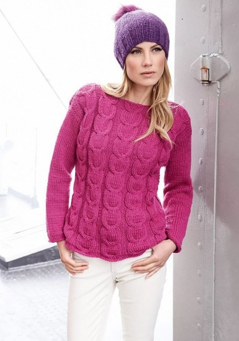 Яркий пуловер для стильных женщин