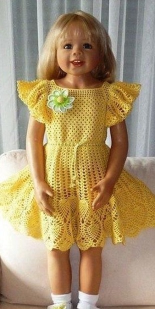 Солнечное платье для девочки