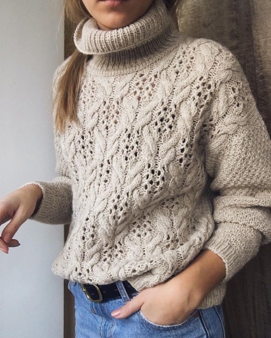 Красивый свитер, схема узора