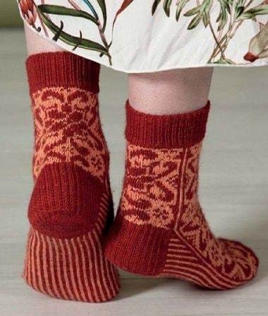 Вязаные носки «Floreale»