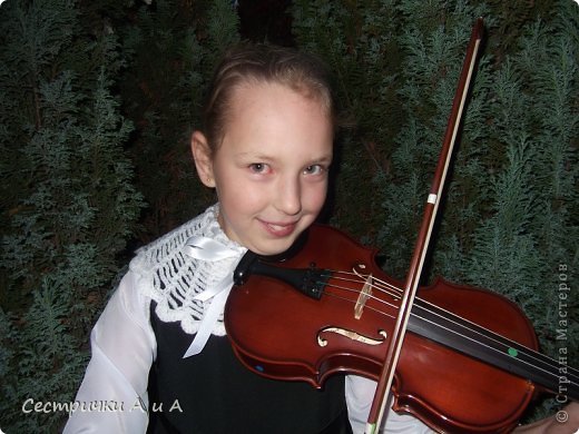 Концертный воротничок .(юный мастер  10 лет!)