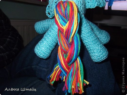 День мастера вязаной игрушки:  Пони "Радуга"