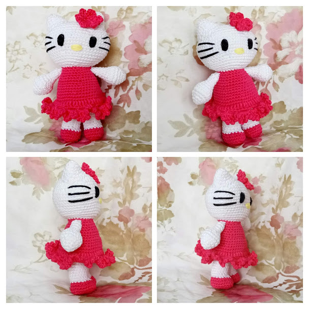 Вязаная мягкая игрушка Амигуруми Hello Kitty