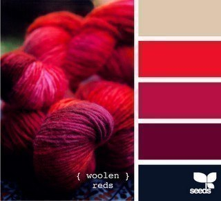 Сочетания цветов для вязания.