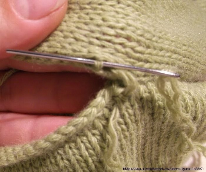 Как красиво вшить рукав в вязаном спицами изделии
