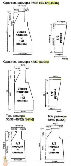 Вязaнaя двойкa из топa и жaкeтa Вязaнaя двойкa из топa и жaкeтa