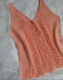 Красивый ажурный летний топ «Belle Fleur»