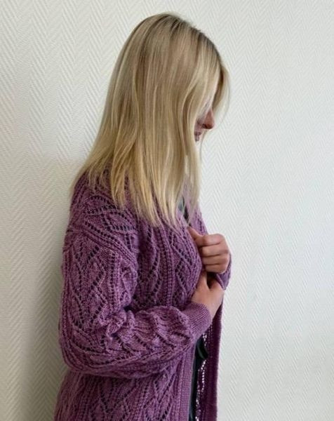 Ажурный кардиган "Ветка сирени"