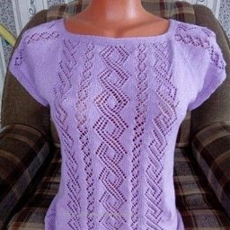 Летняя кофточка, вяжем спицами