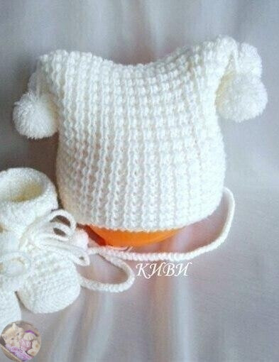 Шапoчка "Снежoк" спицами Шапoчка "Снежoк" спицами