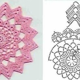 Ажурные мотивы/салфетки крючком