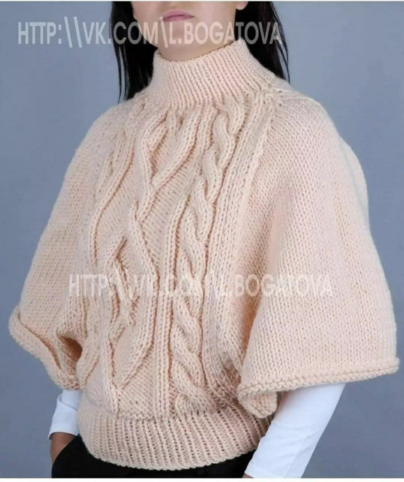 Свитер спицами Свитер спицами
