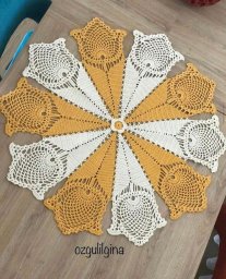 Двухцветная салфетка "Тюльпаны"