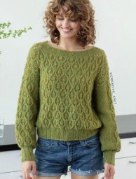 Женский джемпер спицами - время обноваит гардероб!