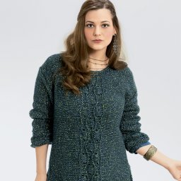 Красивый рельефный джемпер