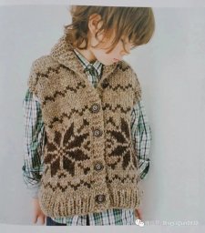 Красивый жилет спицами