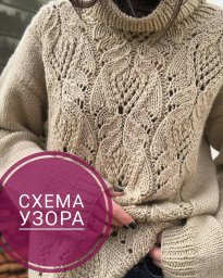 Узор спицами