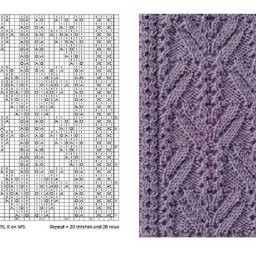 Узоры спицами. Схемы