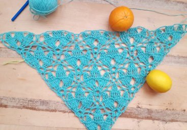 Вариации узора "лилия" крючком