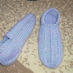 Вяжем следки на двух спицах