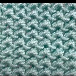 Двухсторонний узор спицами