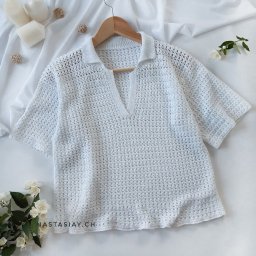 Нежный джемпер крючком