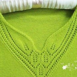 Красивая кокетка спицами