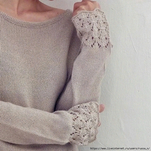 Узор спицами Узор спицами