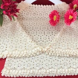 Вязаный джемпер с рукавами