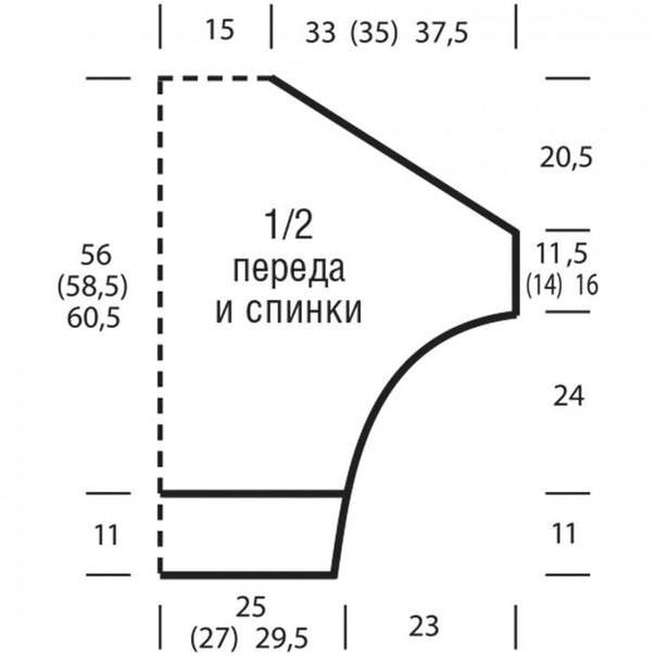 Вяжем стильный свитер