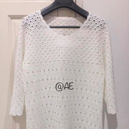 Белый ажурный джемпер