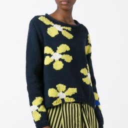 Цветочные мотивы спицами