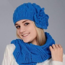 Комплект шапочка и шарф