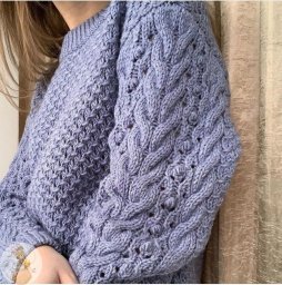 Свитер крупной вязки: схема и пара советов