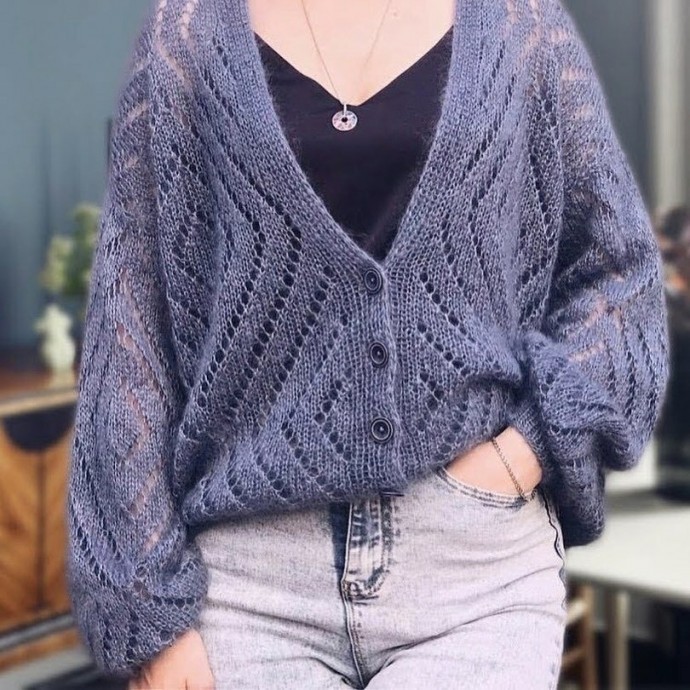 Небольшая подборка несложных узоров спицами для пуловера, жакета, кардигана