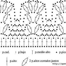 В копилку мастера! Схемы для вязаной каймы