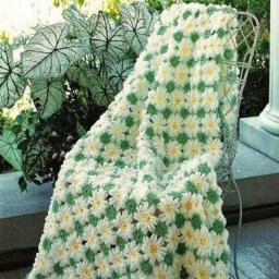 Вязаные ромашки