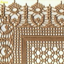 Ажурная кайма крючком