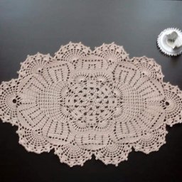 Необычная салфетка, вяжем крючком