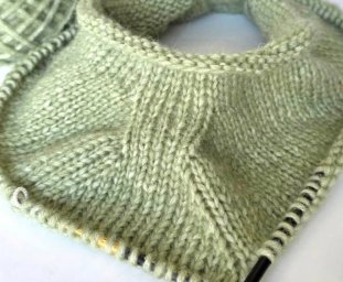 Реглан-погон. Метод с равномерными прибавками для стандартной фигуры