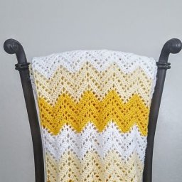 Солнечный плед крючком