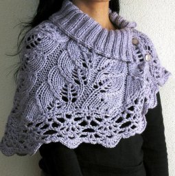 Узоры для вязания пелерины