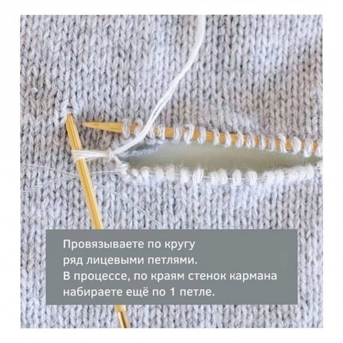 Прорезной горизонтальный карман в вязании: функциональность со вкусом Прорезной горизонтальный карман в вязании: функциональность со вкусом