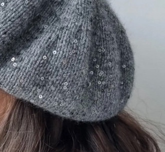 Берет спицами