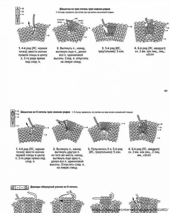 Летний топ спицами