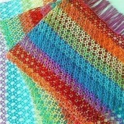 Ажурный узор для палантина